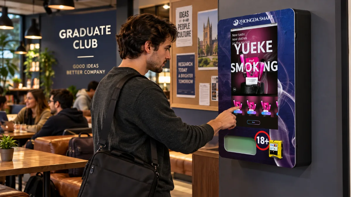 Wie testet man die Produktausgabe eines Vape-Automaten vor der Serienbestellung?