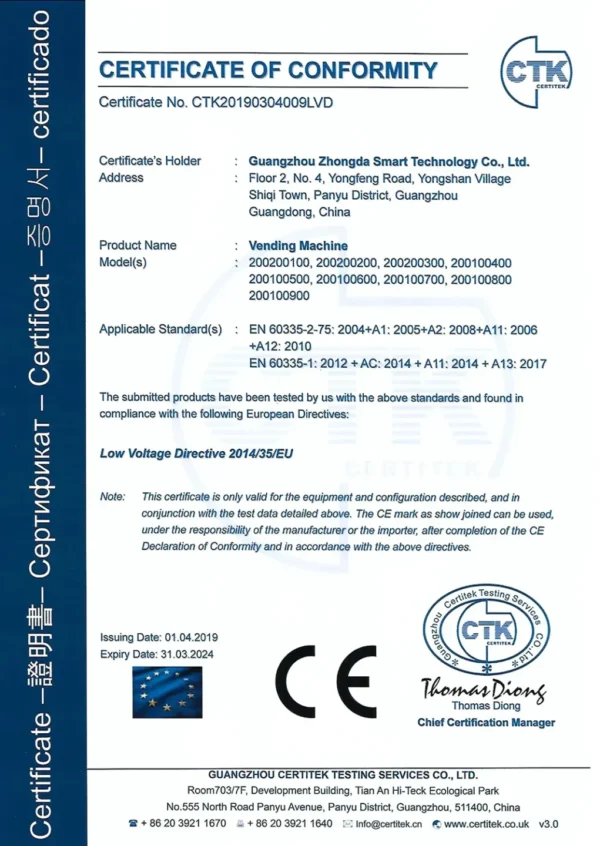 CE-Zertifizierung